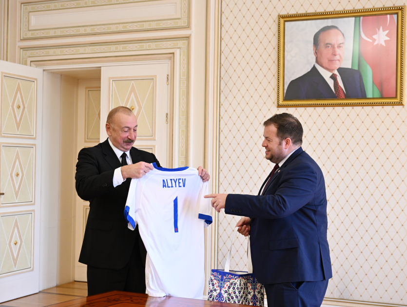 Prezident Stiven Doutini qəbul etdi (FOTO)