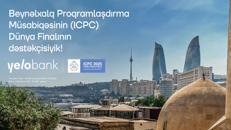 Yelo Bank ICPC Dünya Finalının bank tərəfdaşıdır