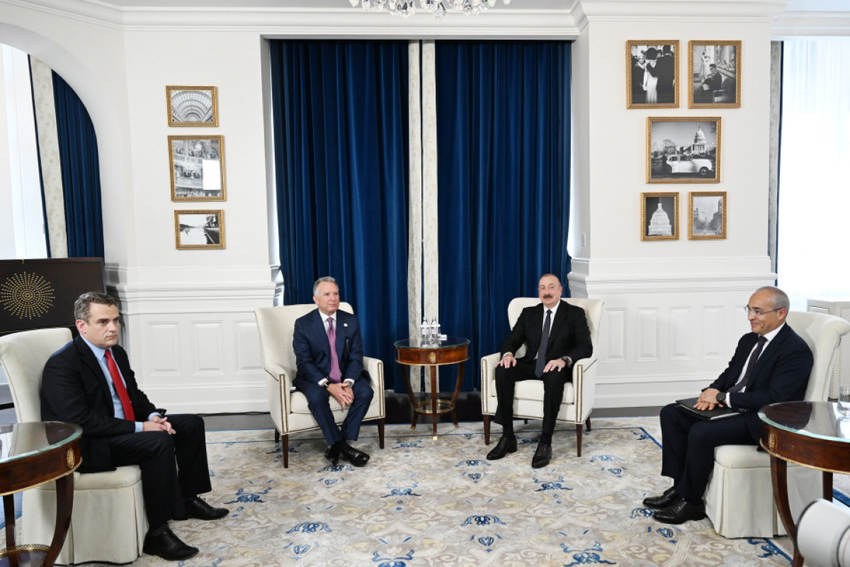 Vaşinqtonda  Prezident İlham Əliyevin ABŞ Prezidentinin xüsusi elçisi Stiv Uitkoff ilə görüşü oldu ( FOTO)