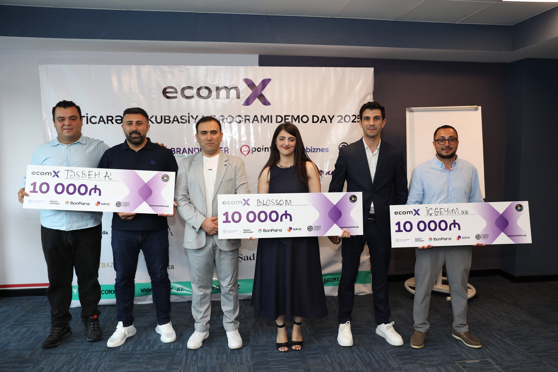 EcomX inkubasiya proqramı Azərbaycan iqtisadiyyatına 15 e-ticarət biznesi qazandırıb