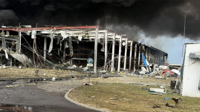 Rusiya Ukraynada yerləşən ABŞ müəssisəsini bir neçə raketlə vurub məhv etdi (FOTO)