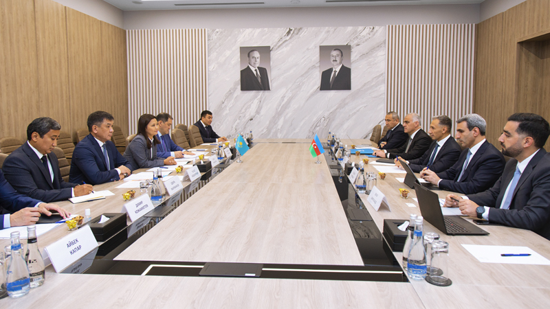 Rəşad Nəbiyev Qazaxıstanda görüşlər keçirdi
