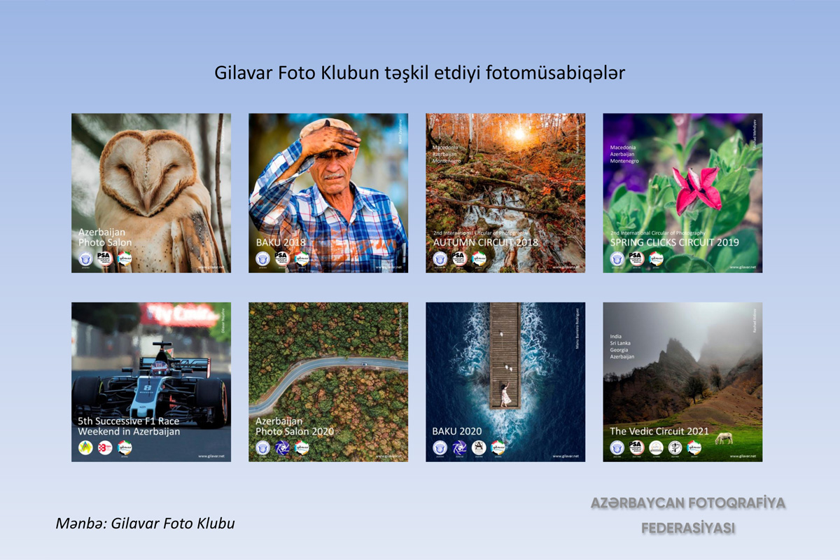 Son 7 ildə Azərbaycanda keçirilən beynəlxalq fotomüsabiqələrə 4000-dən artıq xarici fotoqraf qatılıb