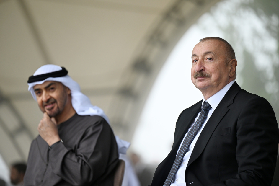 Prezidentlər Cıdır düzündə Qarabağ atlarının şousunu izlədi (YENİLƏNİB)