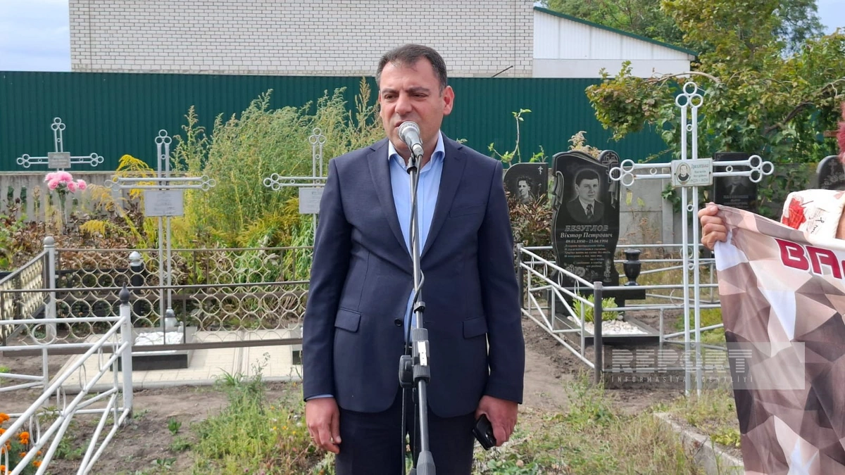 Ermənilərin Qubadlıda qətlə yetirdiyi Oleq Babakın Ukraynada xatirəsi anıldı (FOTO)