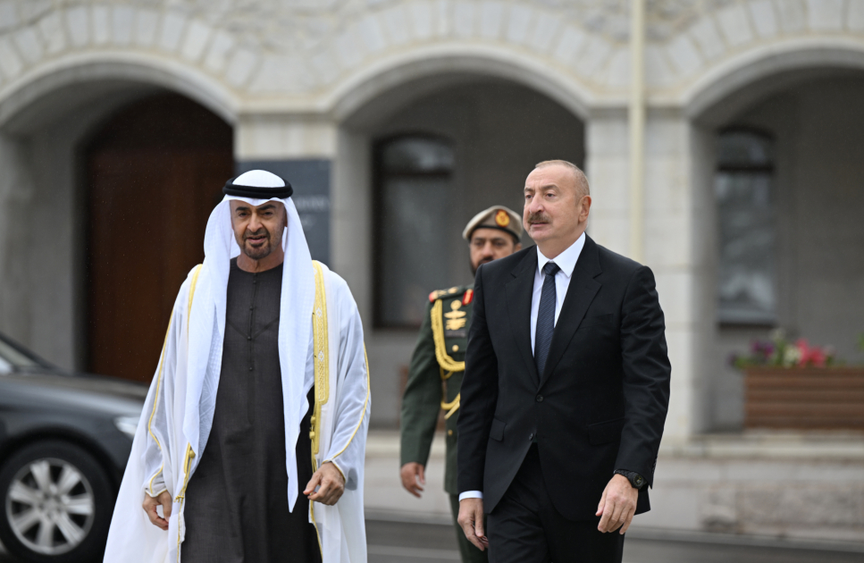 BƏƏ Prezidentinin Şuşada rəsmi qarşılanma mərasimi oldu  (YENİLƏNİB)