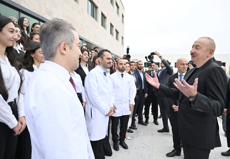 Prezident Qarabağ Universitetində açılışlar etdi (YENİLƏNİB)