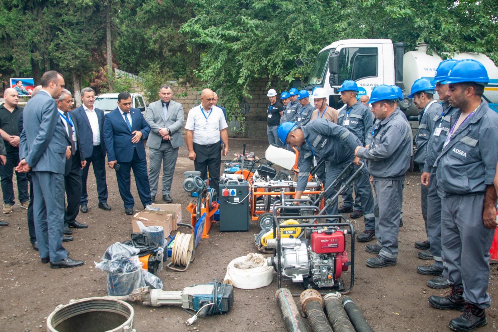 III MDB Oyunları ilə əlaqədar Mingəçevir şəhərinin su təchizatına baxış keçirildi (FOTO/VİDEO)