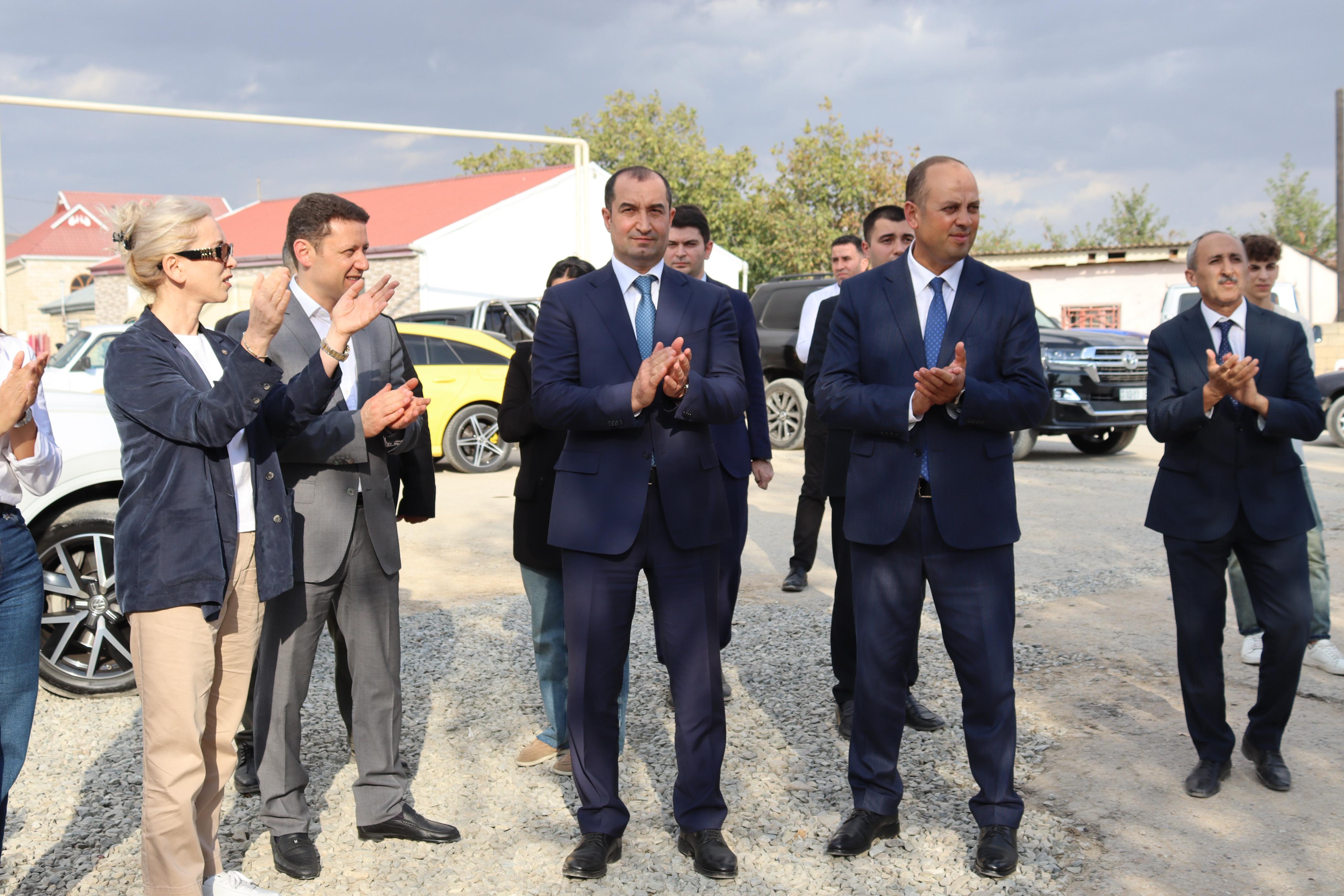 Mərzəndiyyə kəndində içməli su layihəsi həyata keçirildi (FOTO)