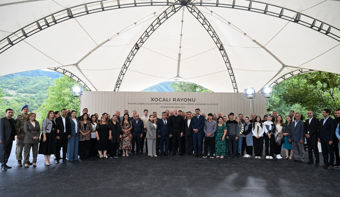 Prezident Badara, Daşbulaq, Seyidbəyli və Şuşakənd kəndlərinin sakinləri ilə görüşdü (YENİLƏNİB)