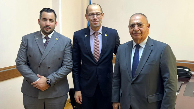 Asim Mollazadə İsrail səfiri ilə görüşdü (FOTO)