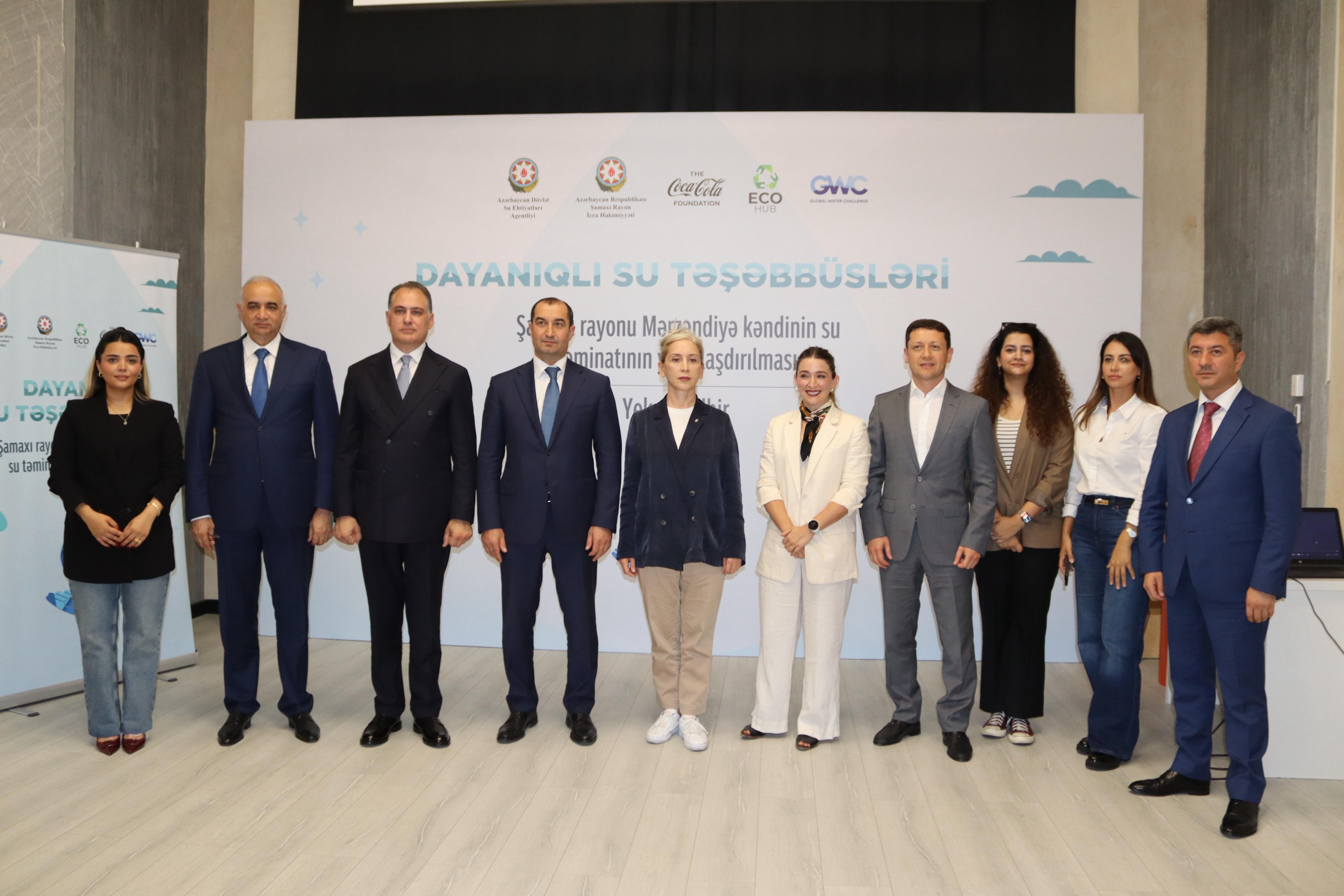 Mərzəndiyyə kəndində içməli su layihəsi həyata keçirildi (FOTO)