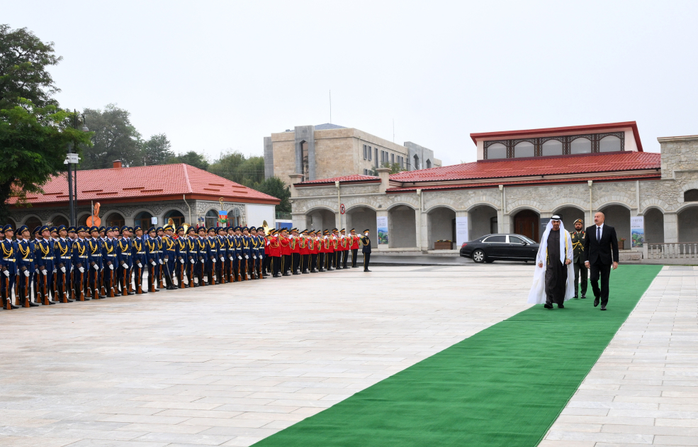 BƏƏ Prezidentinin Şuşada rəsmi qarşılanma mərasimi oldu  (YENİLƏNİB)