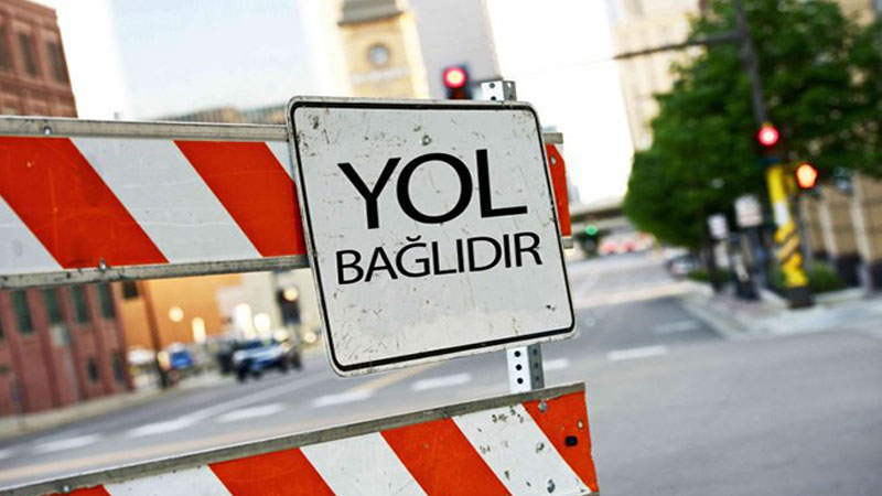 Bu yolda hərəkət məhdudlaşdırılır