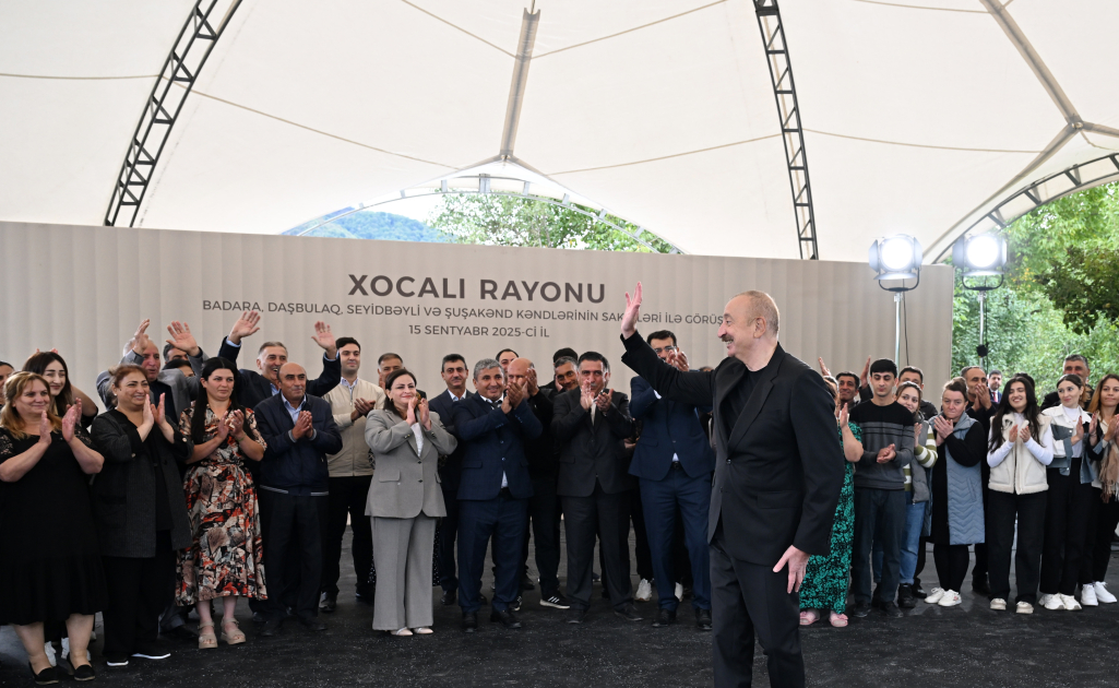 Prezident Badara, Daşbulaq, Seyidbəyli və Şuşakənd kəndlərinin sakinləri ilə görüşdü (YENİLƏNİB)
