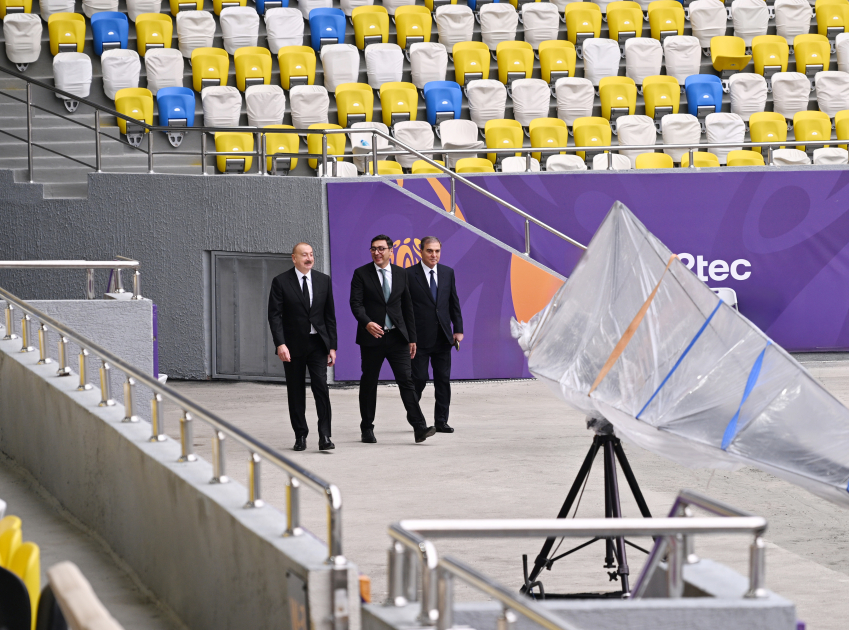 Prezident Gəncə şəhər stadionunun açılışında iştirak etdi (YENİLƏNİB)