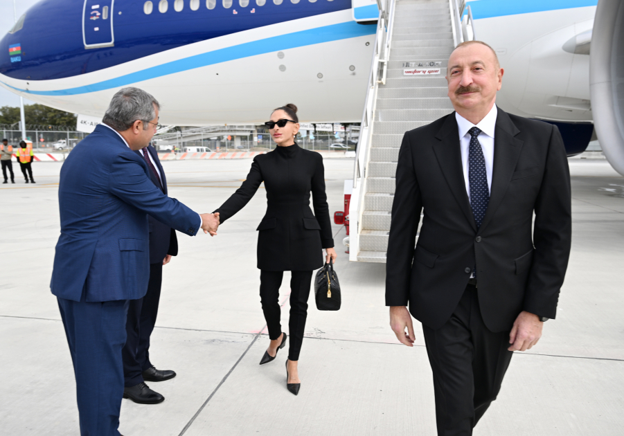 Prezident və birinci xanım Nyu-Yorkda işgüzar səfərdədir (FOTO)