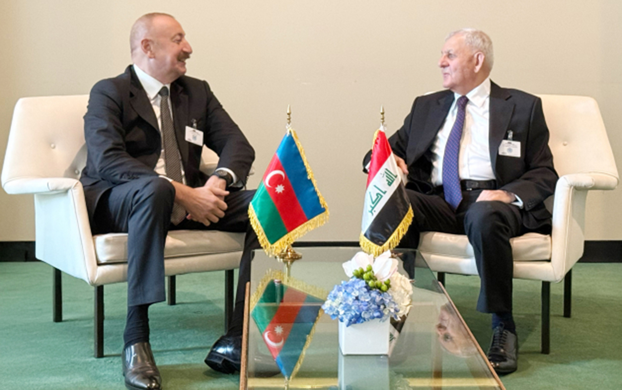 Prezident ABŞ-də iraqlı həmkarı ilə görüşdü (FOTO)