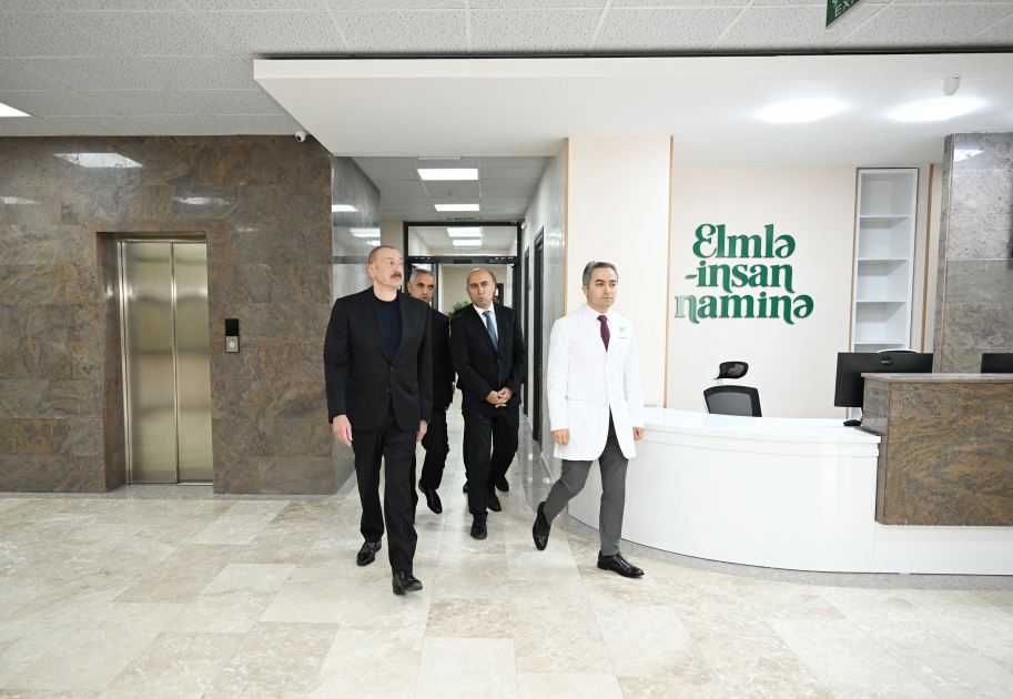 Prezident Qarabağ Universitetində açılışlar etdi (YENİLƏNİB)