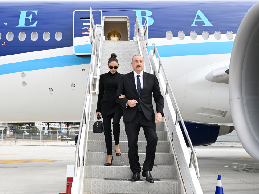 Prezident və birinci xanım Nyu-Yorkda işgüzar səfərdədir (FOTO)