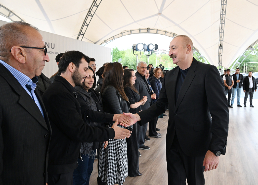 Prezident Qırmızı Bazar, Hadrut və Sos sakinləri ilə görüşdü (YENİLƏNİB)