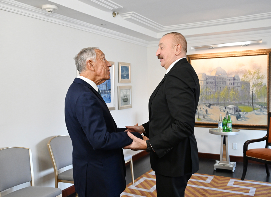 Prezident Nyu-Yorkda görüşlər keçirdi (YENİLƏNİB)