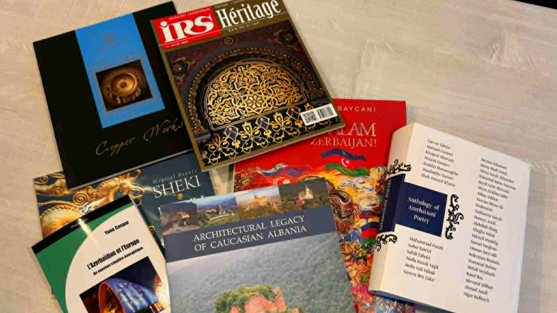 Belçika kitabxanalarına Azərbaycana dair kitablar təqdim ediləcək
