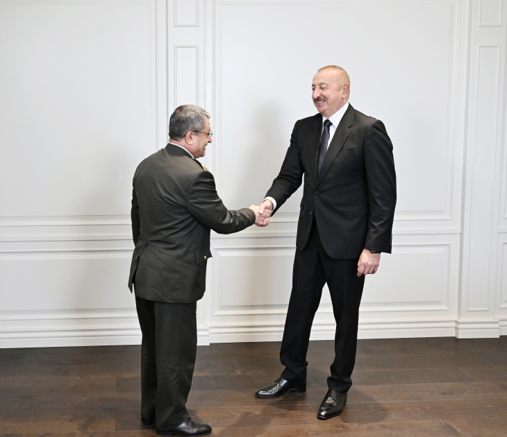 Prezident Selçuk Bayraktaroğlunu qəbul etdi (FOTO)