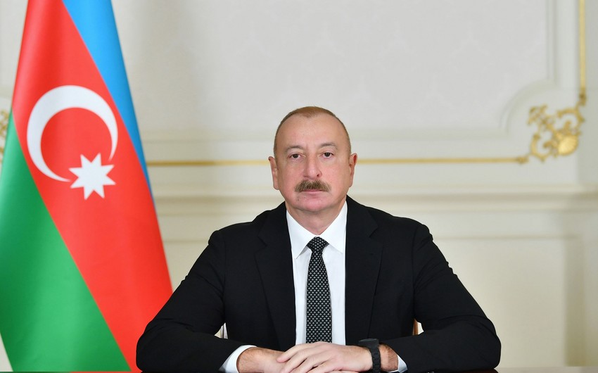 İlham Əliyev Cəbrayıl şəhərinin işağldan azad edilməsinin ildönümü ilə bağlı paylaşım etdi