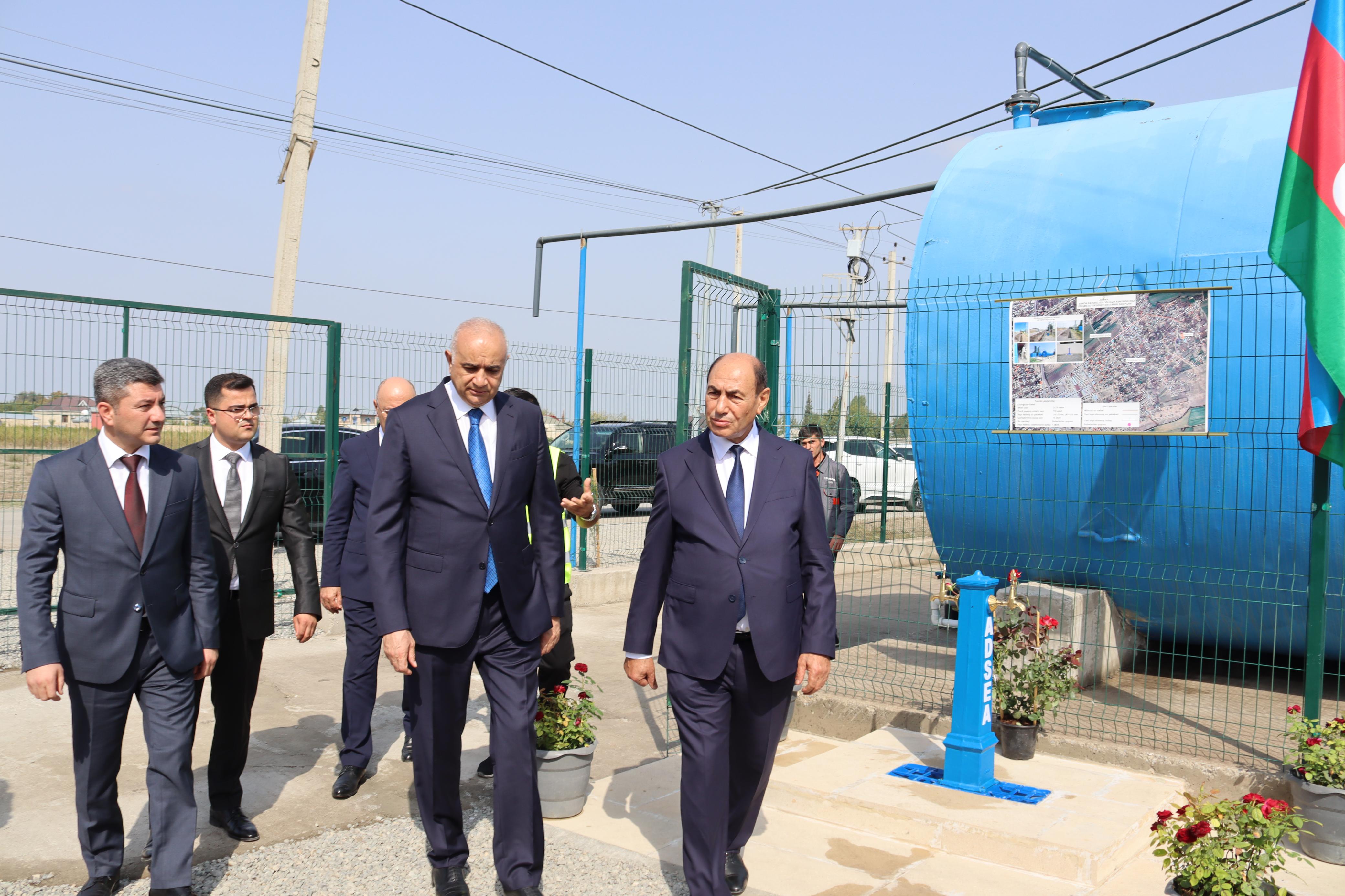 ADSEA Güloğlu sakinlərini içməli su ilə təmin etdi (FOTO)