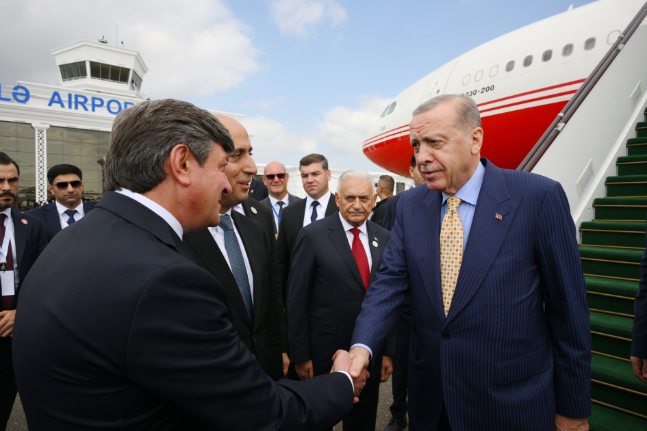 Ərdoğan Qəbələyə gəldi (FOTO)