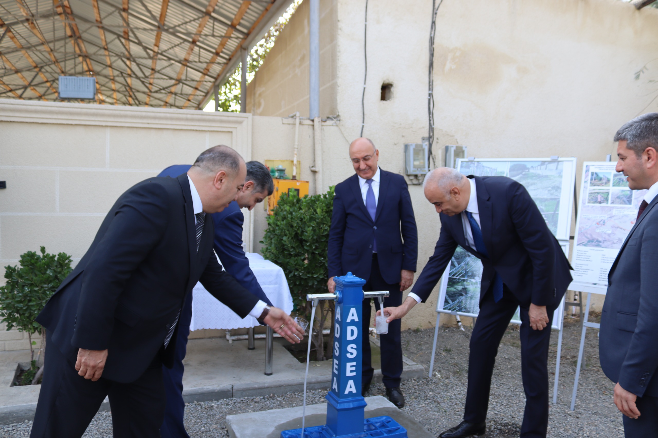 ADSEA daha bir kəndi içməli su ilə təmin etdi (FOTO)