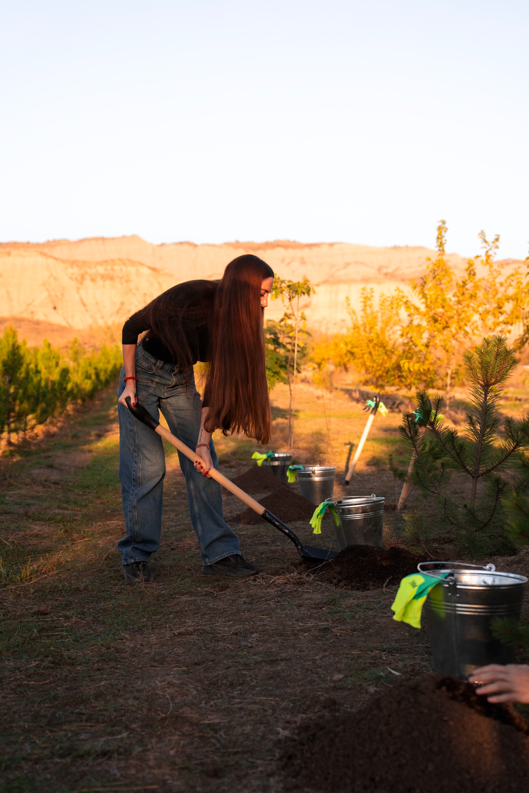 Leyla Əliyeva və Arzu Əliyeva Qaxda açılışda (FOTO)