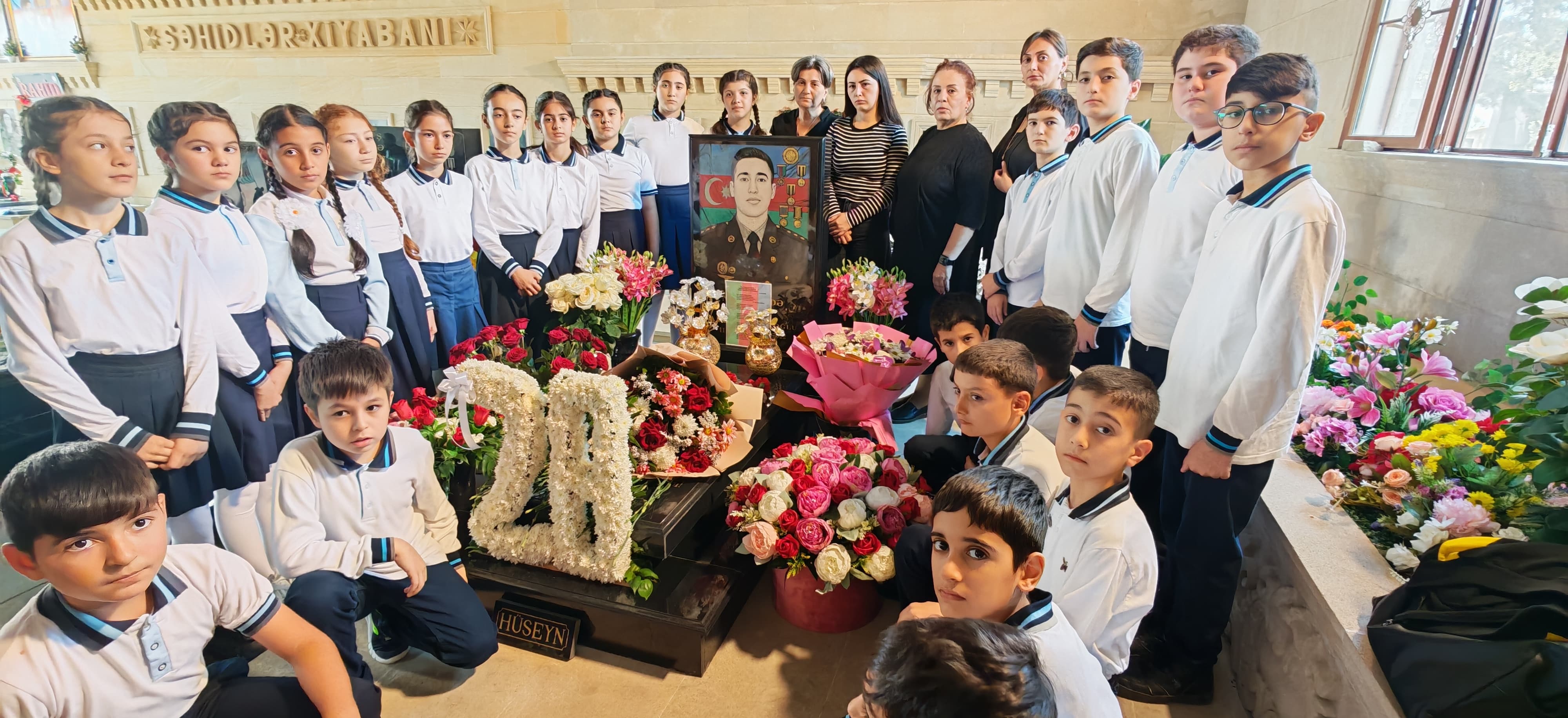 Şəhid Hüseyn Nəcəfzadənin xatirəsi əbədiləşdirdi (FOTO)