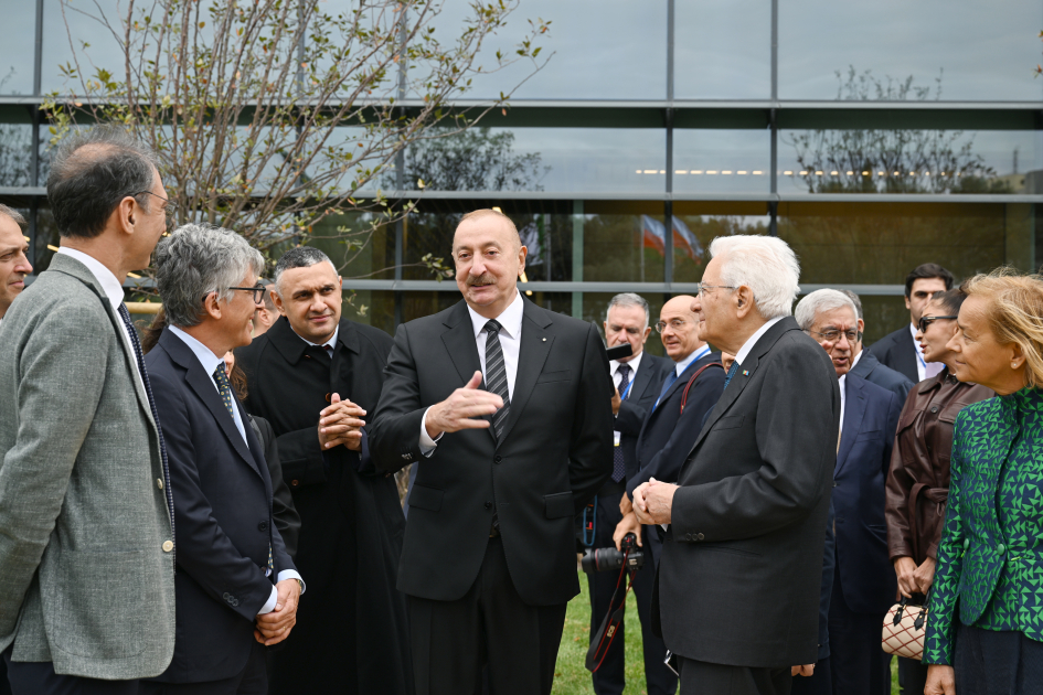 İtaliya-Azərbaycan Universitetinin ilk tədris korpuslarının açılışı oldu (FOTO)