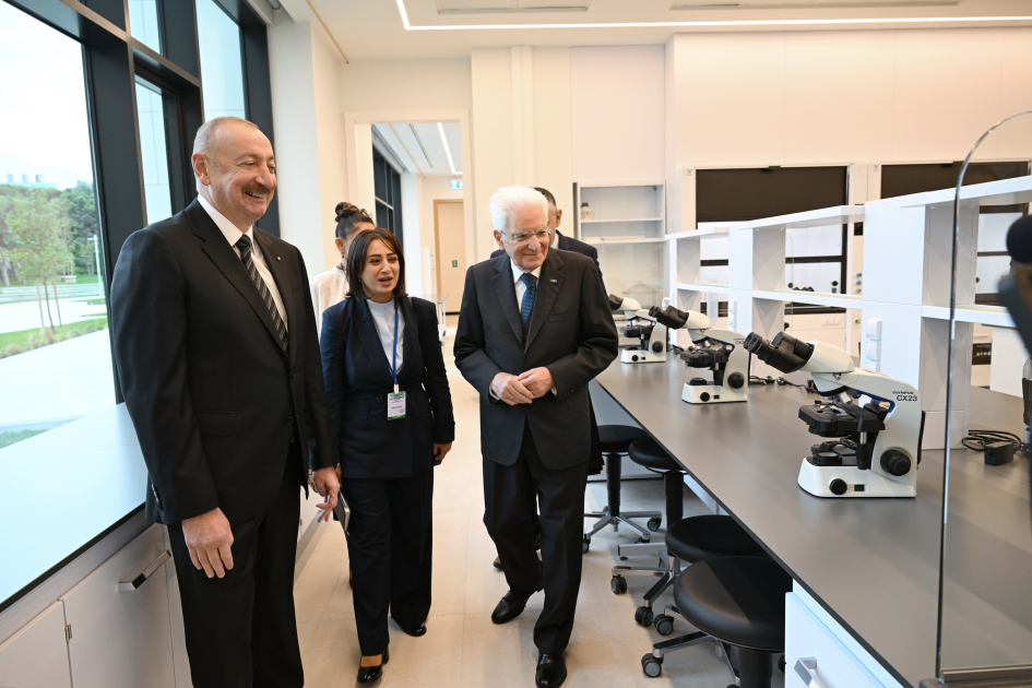 İtaliya-Azərbaycan Universitetinin ilk tədris korpuslarının açılışı oldu (FOTO)