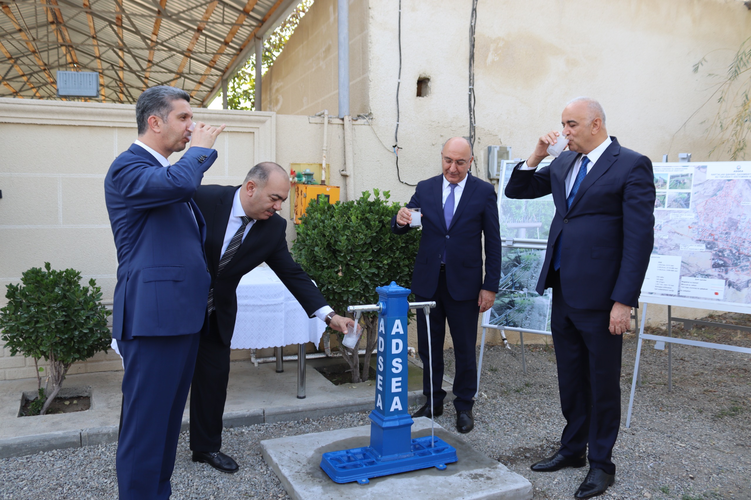 ADSEA daha bir kəndi içməli su ilə təmin etdi (FOTO)