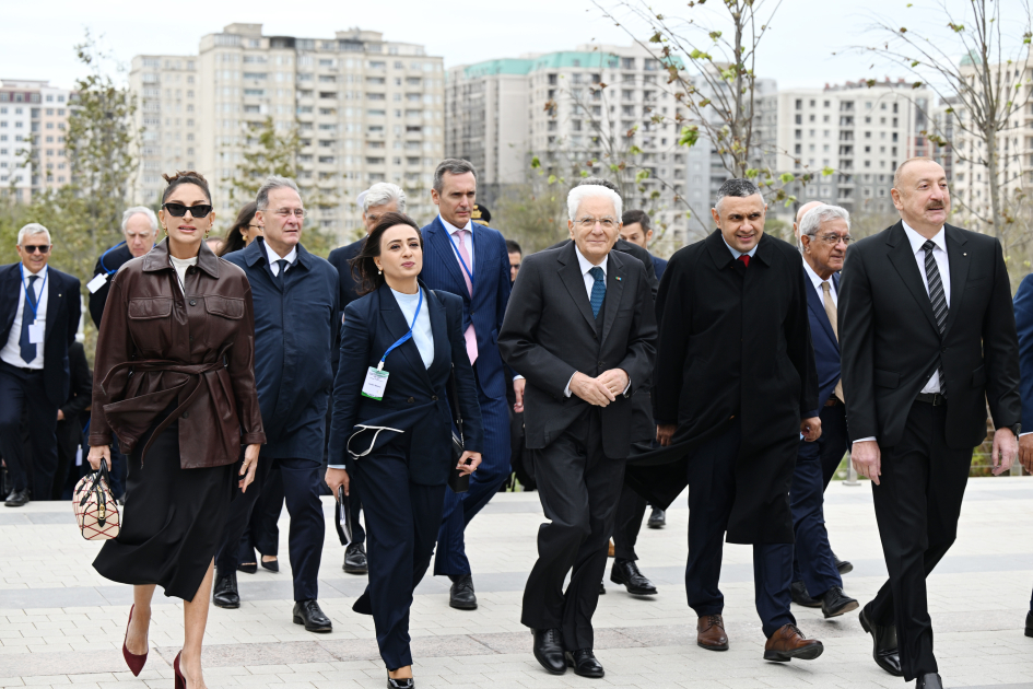 İtaliya-Azərbaycan Universitetinin ilk tədris korpuslarının açılışı oldu (FOTO)
