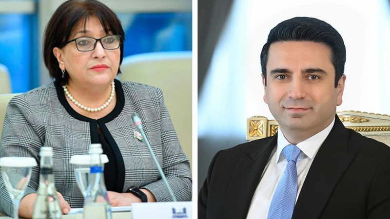 Azərbaycan və Ermənistan parlament sədrləri görüşdü