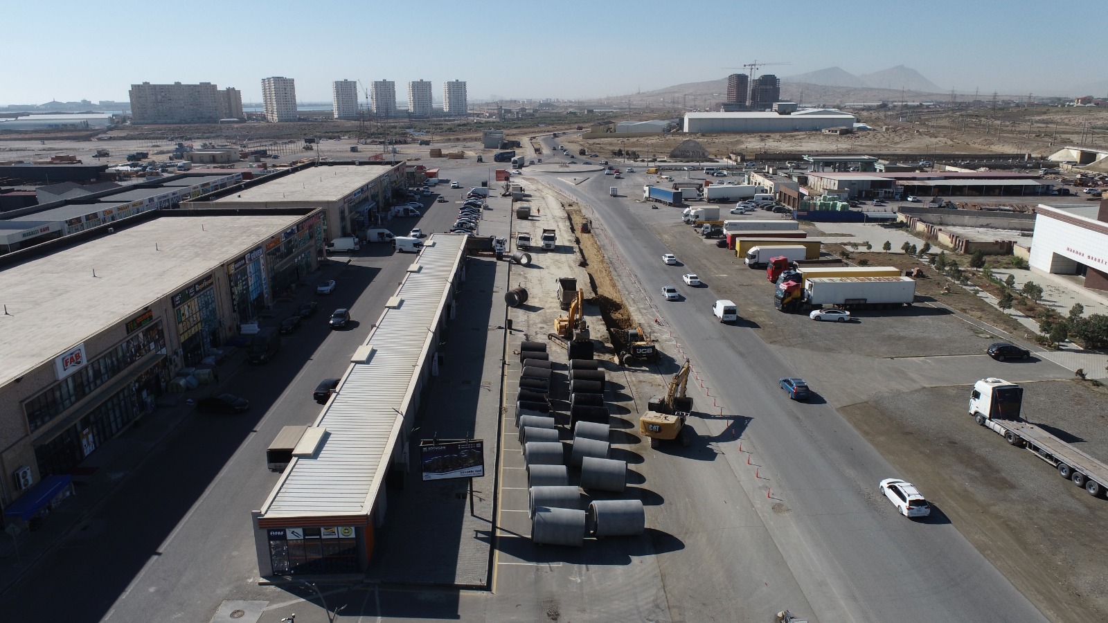 ADSEA: Lökbatanda 23 kilometrlik kollektor və sutəmizləyici qurğu tikilir (FOTO/VİDEO)