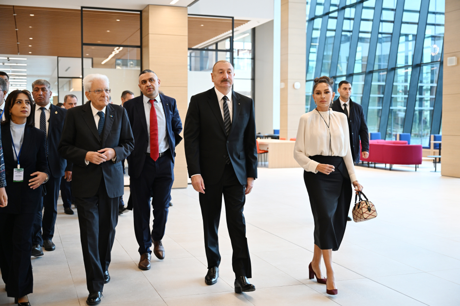 İtaliya-Azərbaycan Universitetinin ilk tədris korpuslarının açılışı oldu (FOTO)