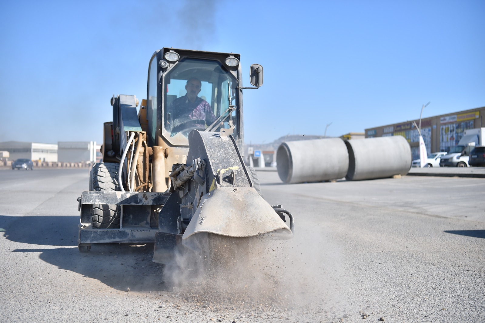 ADSEA: Lökbatanda 23 kilometrlik kollektor və sutəmizləyici qurğu tikilir (FOTO/VİDEO)