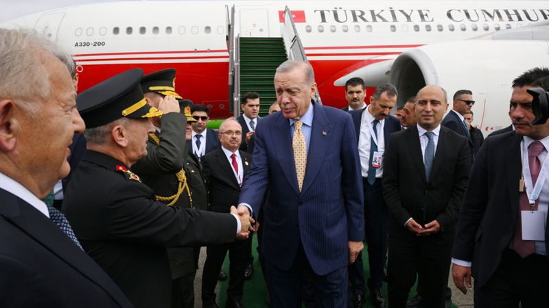 Ərdoğan Qəbələyə gəldi (FOTO)