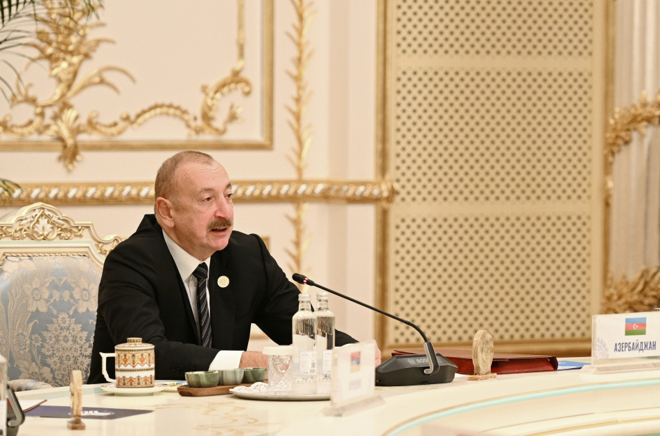 Prezident MDB Dövlət Başçıları Şurasının geniş tərkibdə iclasında iştirak etdi (YENİLƏNİB)