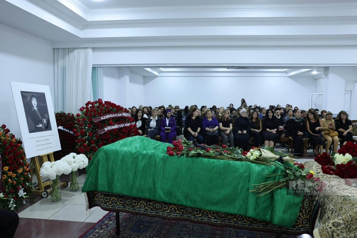 Əminə Yusifqızı dəfn olundu (FOTO)