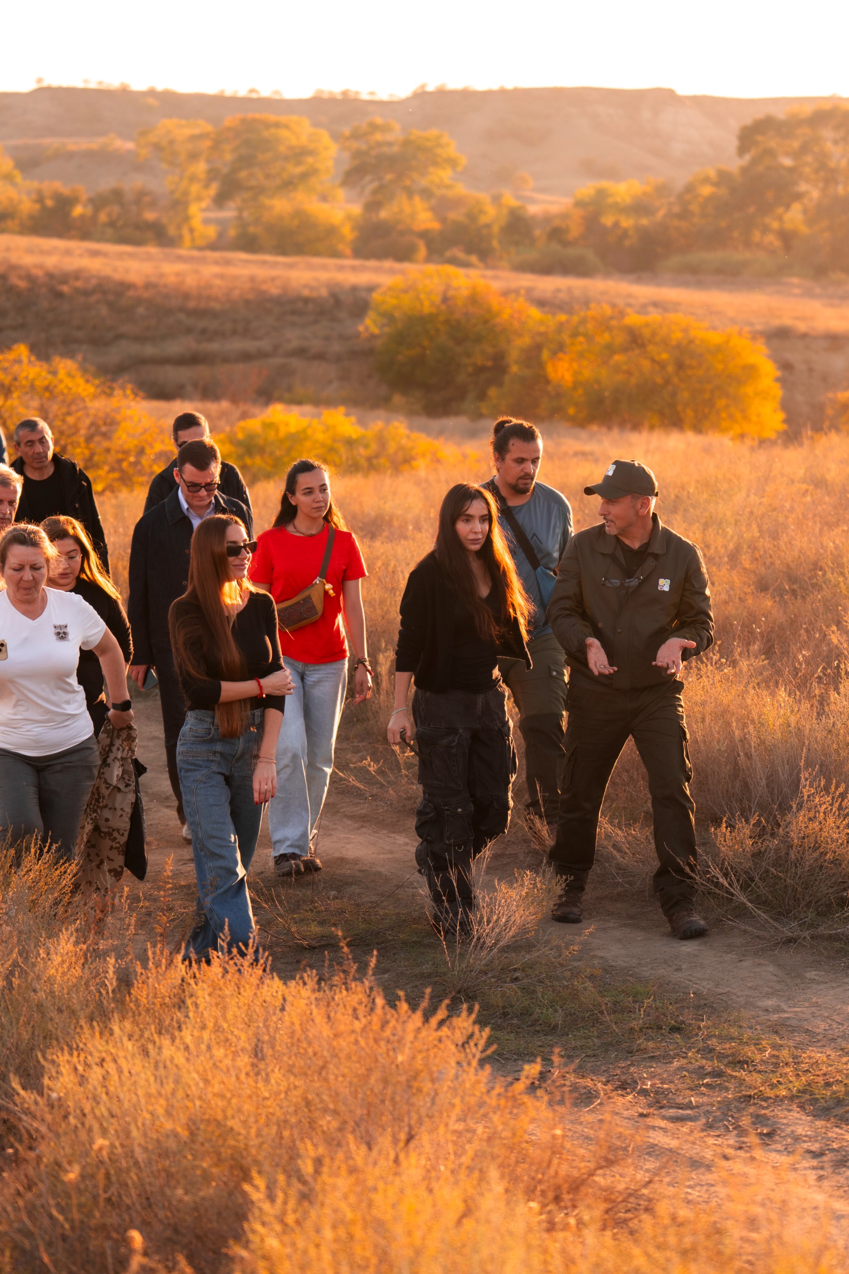 Leyla Əliyeva və Arzu Əliyeva Qaxda açılışda (FOTO)