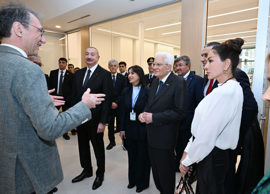 İtaliya-Azərbaycan Universitetinin ilk tədris korpuslarının açılışı oldu (FOTO)