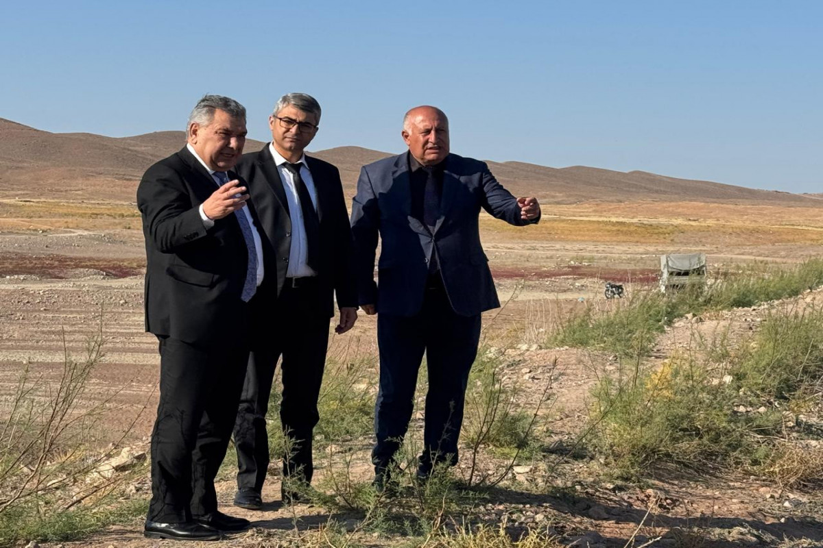 ADSEA nümayəndə heyəti Naxçıvanda əraziyə baxış keçirdi (FOTO)