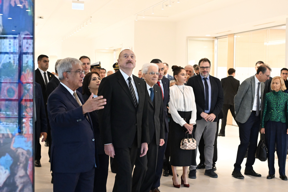 İtaliya-Azərbaycan Universitetinin ilk tədris korpuslarının açılışı oldu (FOTO)