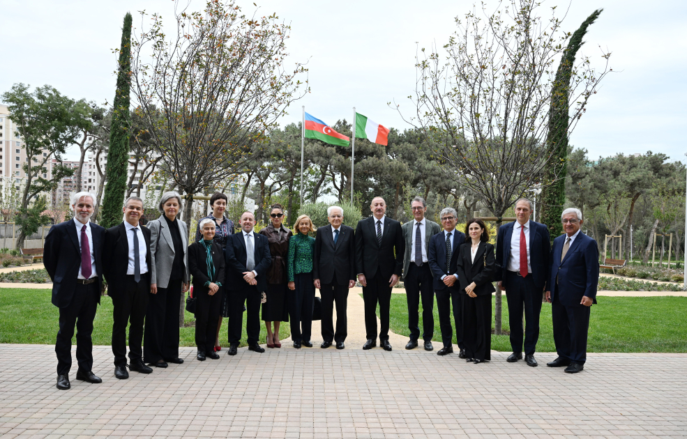 İtaliya-Azərbaycan Universitetinin ilk tədris korpuslarının açılışı oldu (FOTO)